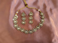 Polki Kundan Necklace Set with Statement Earrings