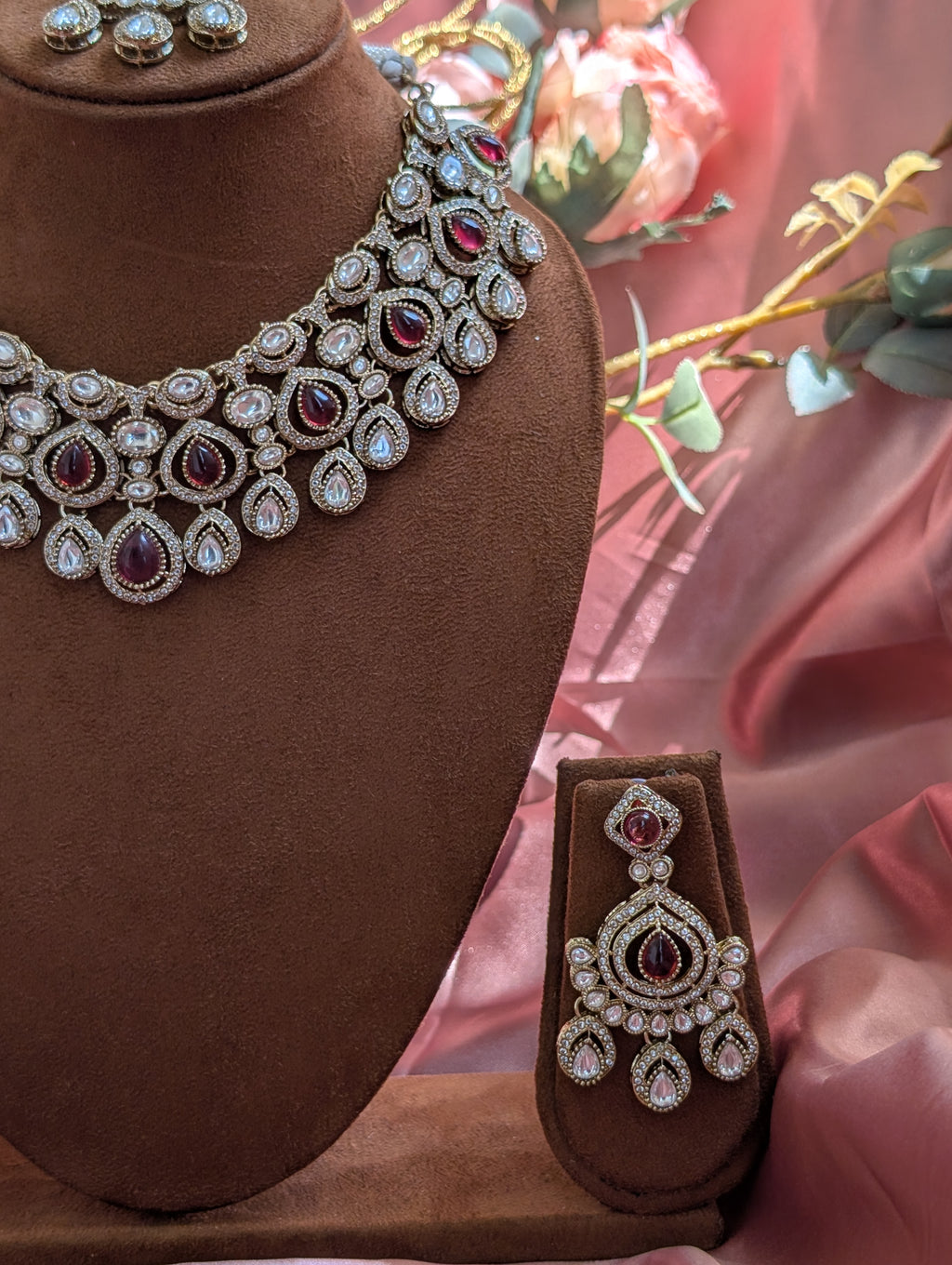 Heer Polki Bridal Necklace Set